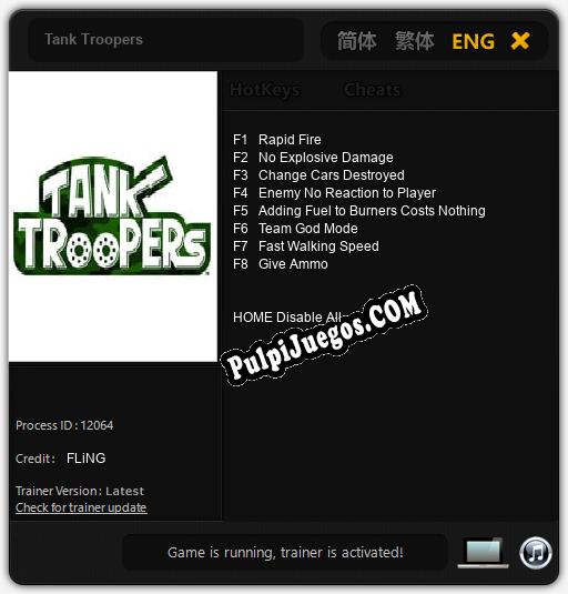 Tank Troopers: Treinador (V1.0.68)