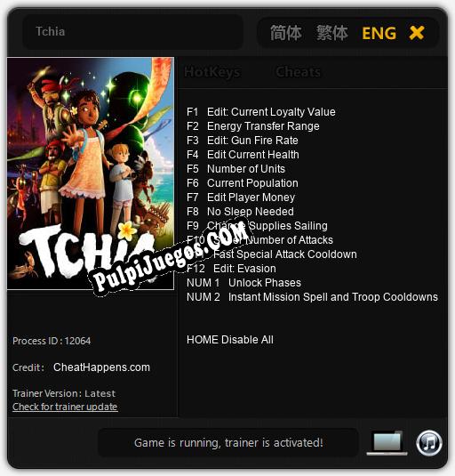 Tchia: Trainer +14 [v1.2]