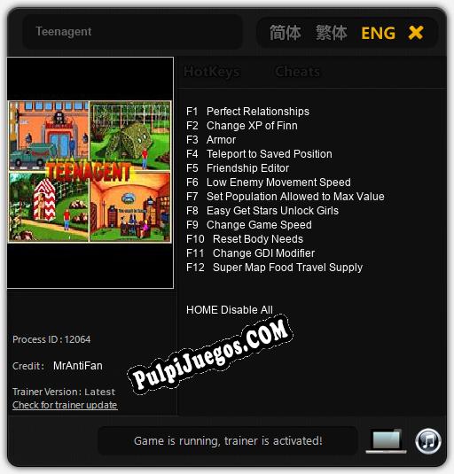 Teenagent: Treinador (V1.0.97)