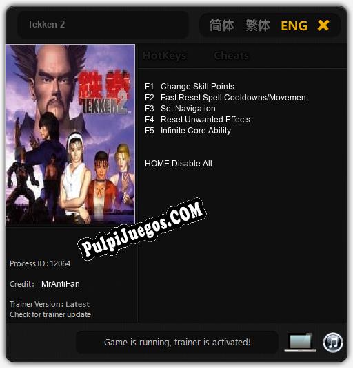 Tekken 2: Treinador (V1.0.10)