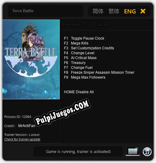 Terra Battle: Treinador (V1.0.53)