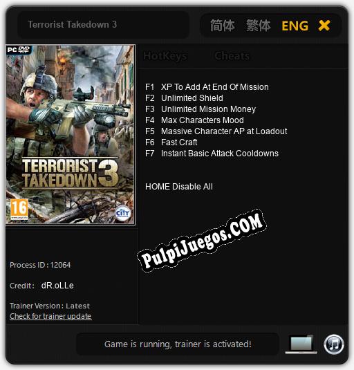 Terrorist Takedown 3: Cheats, Trainer +7 [dR.oLLe]