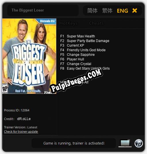 The Biggest Loser: Cheats, Trainer +8 [dR.oLLe]