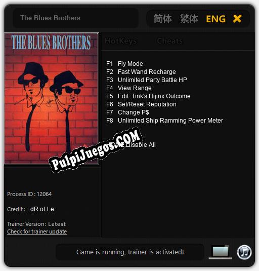 Entrenador liberado a The Blues Brothers [v1.0.6]