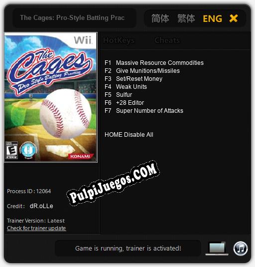 Entrenador liberado a The Cages: Pro-Style Batting Practice [v1.0.7]