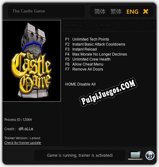 The Castle Game: Cheats, Trainer +7 [dR.oLLe]