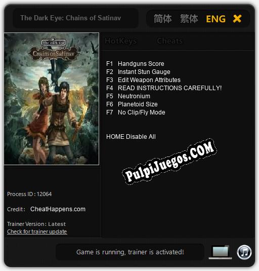 The Dark Eye: Chains of Satinav: Cheats, Trainer +7 [CheatHappens.com]