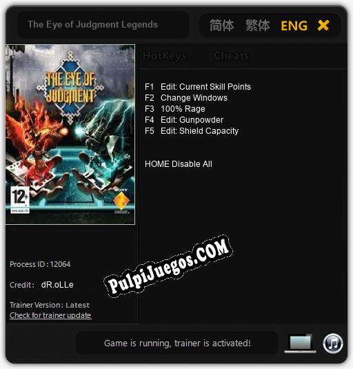 Entrenador liberado a The Eye of Judgment Legends [v1.0.1]