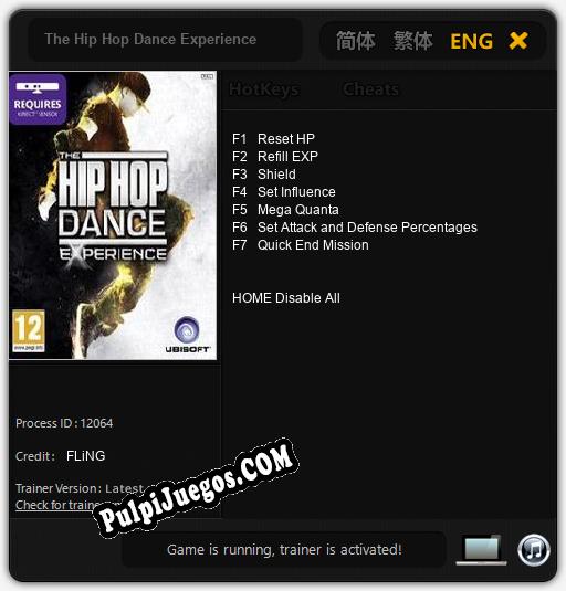 Entrenador liberado a The Hip Hop Dance Experience [v1.0.4]