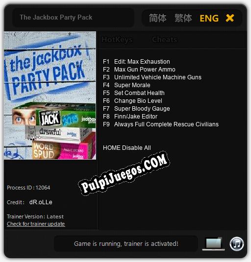 The Jackbox Party Pack: Trainer +9 [v1.3]