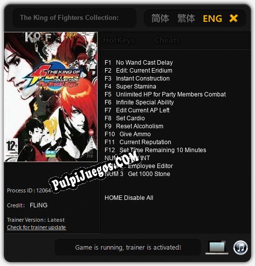 The King of Fighters Collection: The Orochi Saga: Trainer +15 [v1.1]