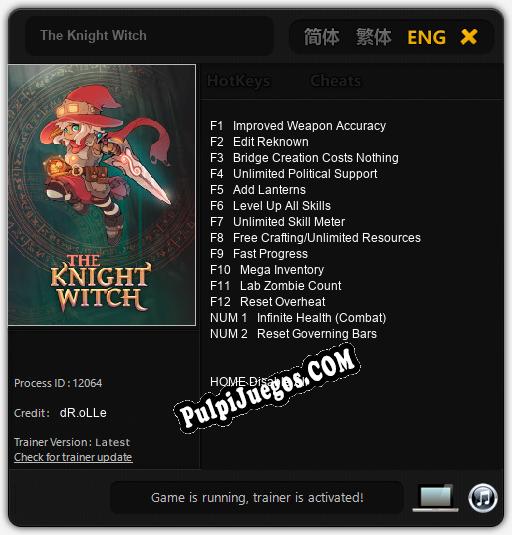 The Knight Witch: Treinador (V1.0.52)