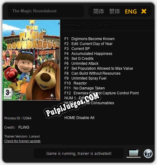 Entrenador liberado a The Magic Roundabout [v1.0.4]