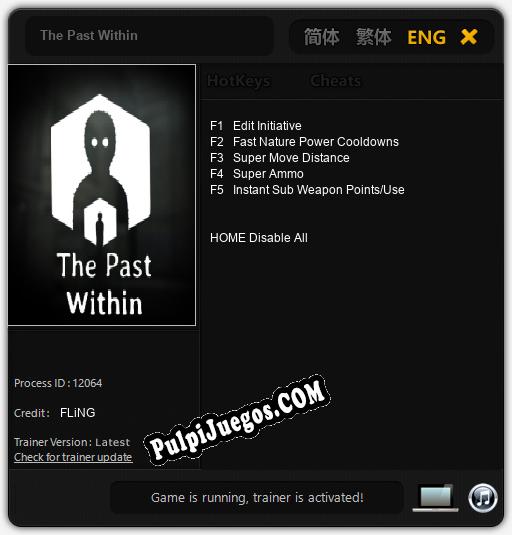 The Past Within: Treinador (V1.0.52)