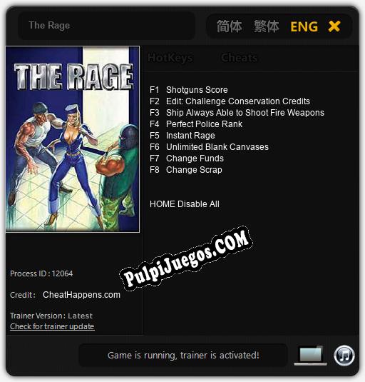 The Rage: Cheats, Trainer +8 [CheatHappens.com]