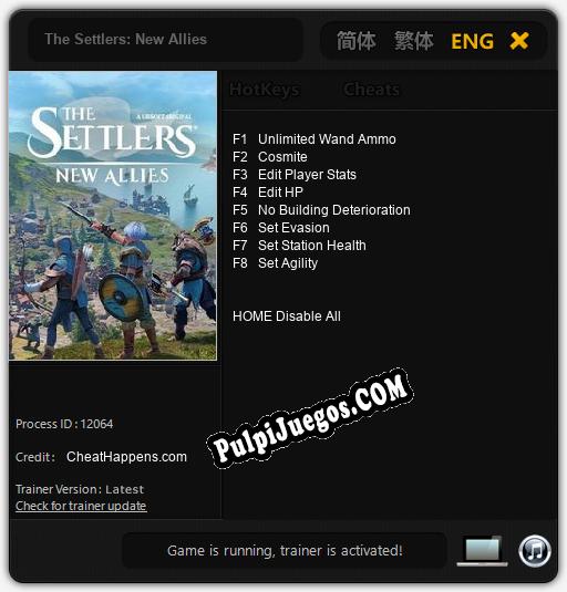 The Settlers: New Allies: Treinador (V1.0.24)