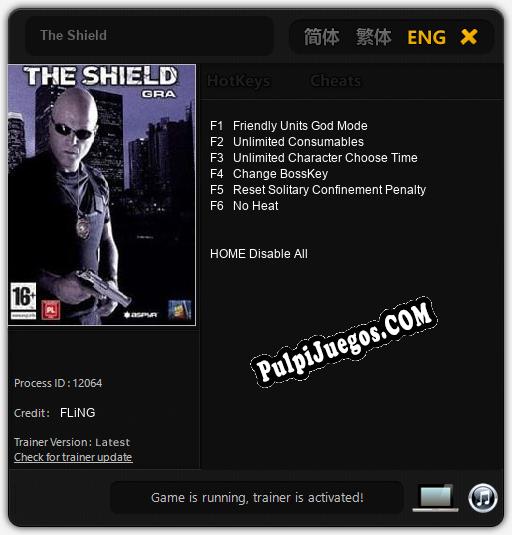 The Shield: Trainer +6 [v1.1]