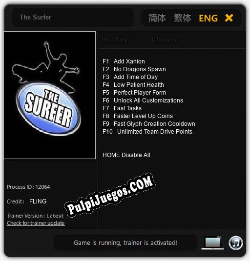 Entrenador liberado a The Surfer [v1.0.7]