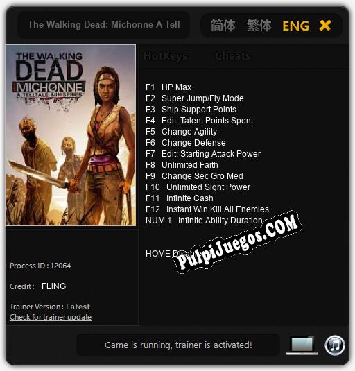 The Walking Dead: Michonne A Telltale Games Mini-Series: Cheats, Trainer +13 [FLiNG]