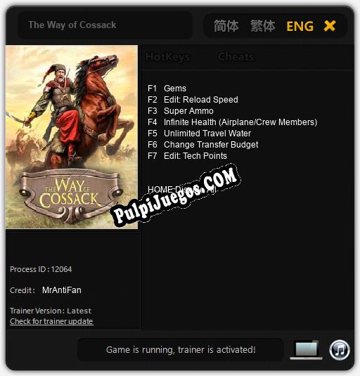 The Way of Cossack: Cheats, Trainer +7 [MrAntiFan]