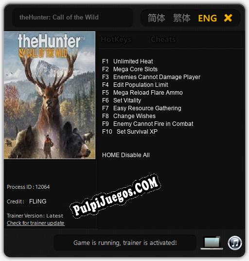 theHunter: Call of the Wild: Treinador (V1.0.62)