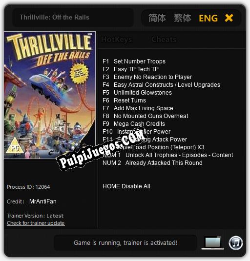 Thrillville: Off the Rails: Treinador (V1.0.67)