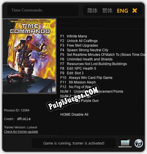 Time Commando: Treinador (V1.0.67)