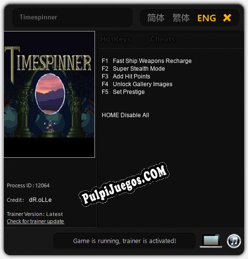 Entrenador liberado a Timespinner [v1.0.1]