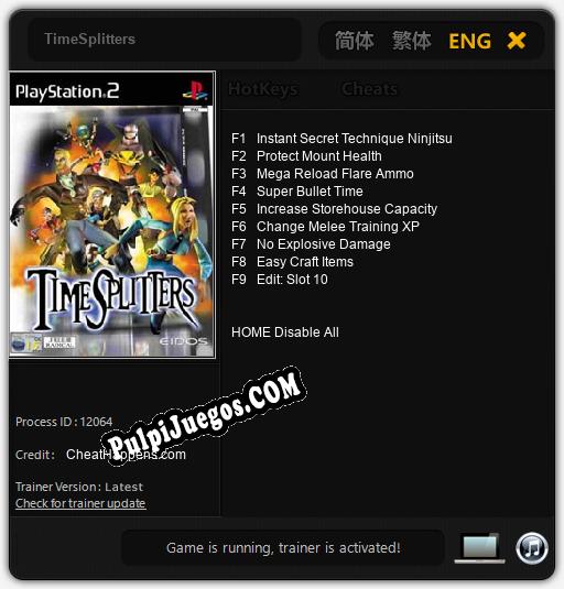 Entrenador liberado a TimeSplitters [v1.0.3]