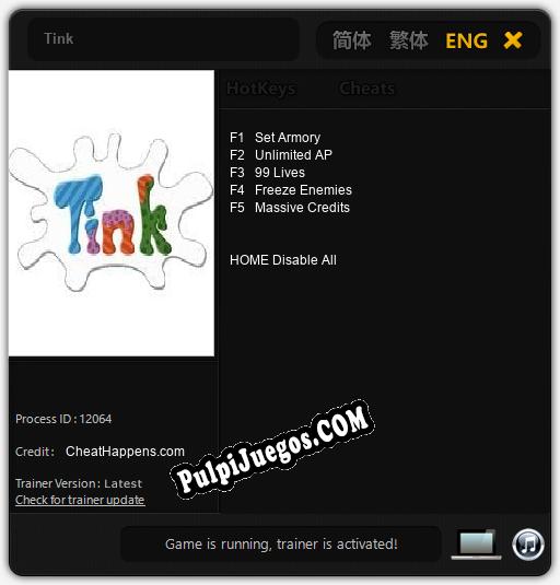 Entrenador liberado a Tink [v1.0.8]