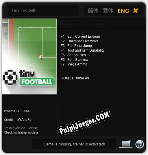 Entrenador liberado a Tiny Football [v1.0.5]