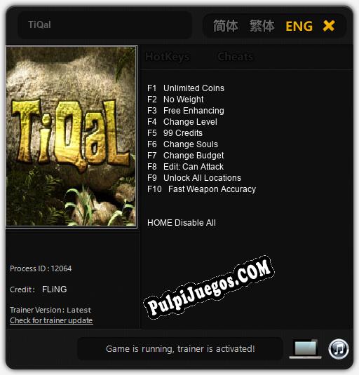 TiQal: Treinador (V1.0.84)