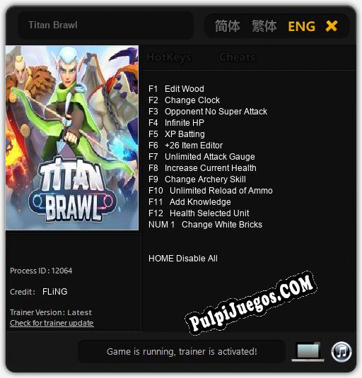 Entrenador liberado a Titan Brawl [v1.0.2]