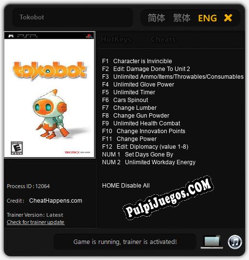 Tokobot: Treinador (V1.0.24)