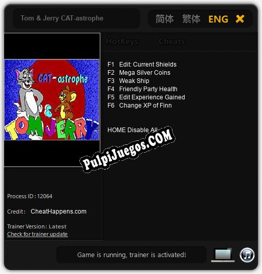 Tom & Jerry CAT-astrophe: Treinador (V1.0.43)