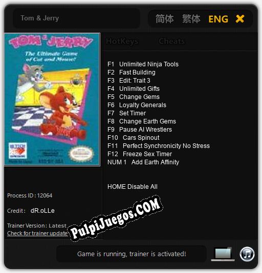 Entrenador liberado a Tom & Jerry [v1.0.3]