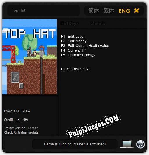 Top Hat: Treinador (V1.0.72)