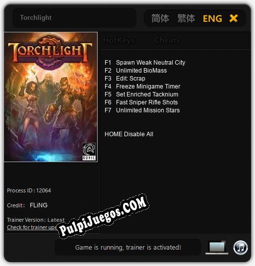 Torchlight: Cheats, Trainer +7 [FLiNG]