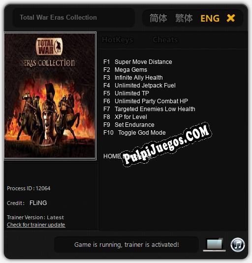 Total War Eras Collection: Cheats, Trainer +10 [FLiNG]