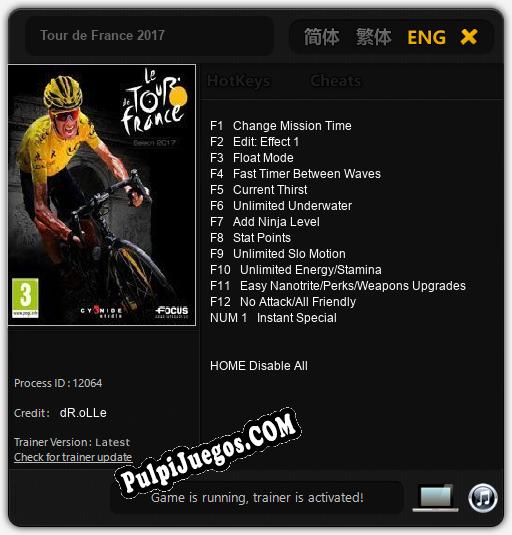 Tour de France 2017: Trainer +13 [v1.8]