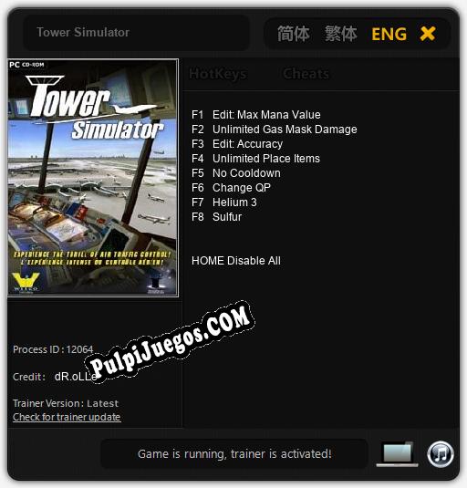 Tower Simulator: Trainer +8 [v1.6]