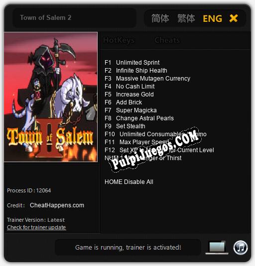 Town of Salem 2: Treinador (V1.0.56)