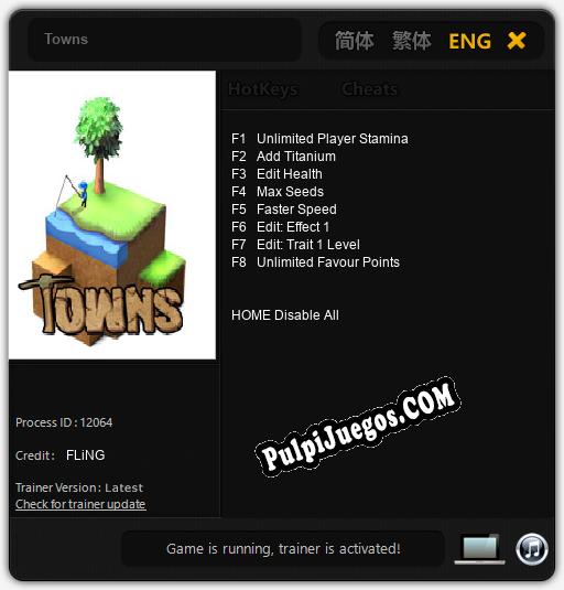 Towns: Treinador (V1.0.68)