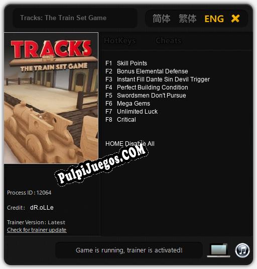 Entrenador liberado a Tracks: The Train Set Game [v1.0.3]