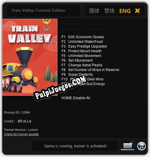 Train Valley: Console Edition: Trainer +11 [v1.5]