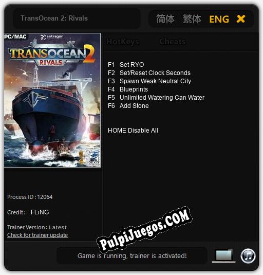 TransOcean 2: Rivals: Cheats, Trainer +6 [FLiNG]