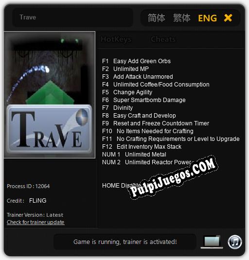 Entrenador liberado a Trave [v1.0.4]