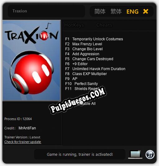 Traxion: Treinador (V1.0.22)