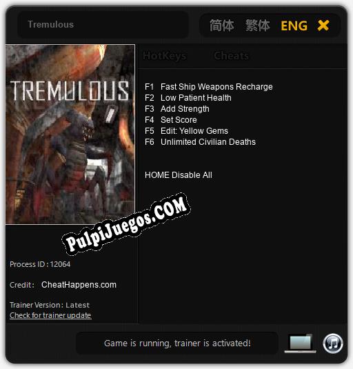 Tremulous: Cheats, Trainer +6 [CheatHappens.com]