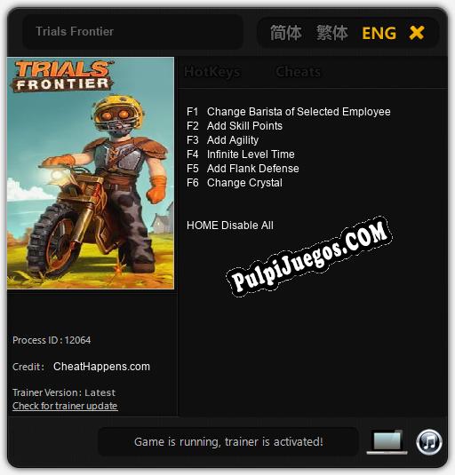 Trials Frontier: Cheats, Trainer +6 [CheatHappens.com]